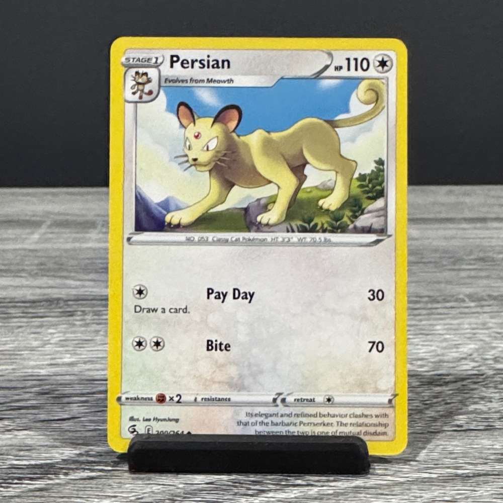 Pokémon | Fusion Strike #200/264: Persian (2021) - Collectible Trading Card